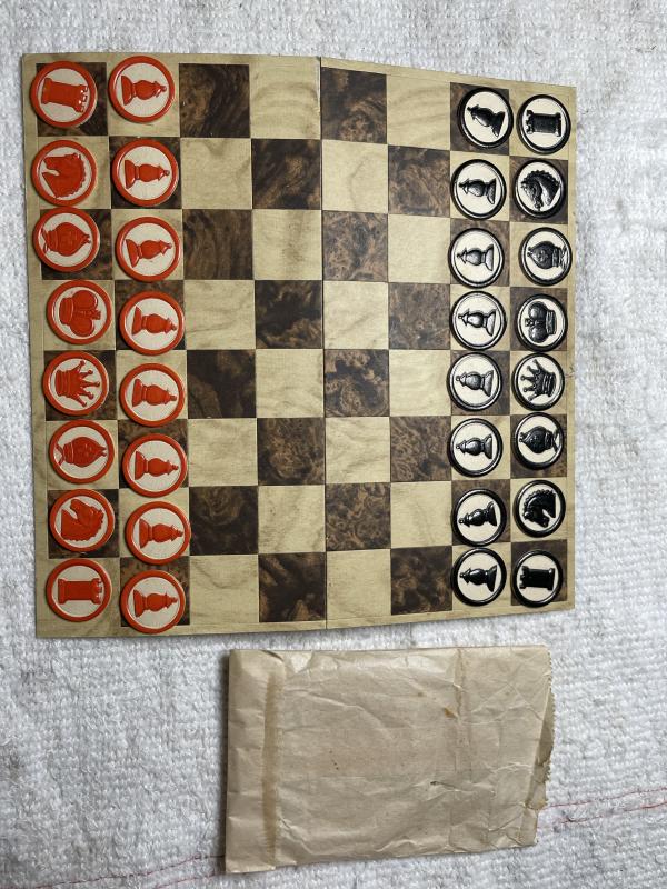 Feldpost with chess game