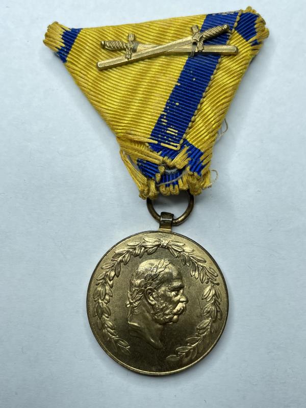 Jubilee medal, Emperor Franz Joseph in honor of the 25th anniversary of his reign. Austro-Hungarian Empire 1873.