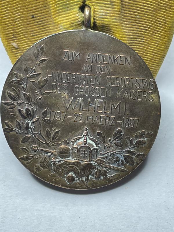 Kaiser Wilhelm I. Commemorative Medal  (Zentenarmedaille)