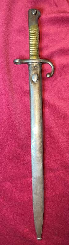 Argentine sword bayonet M1891 (nummer equal!)