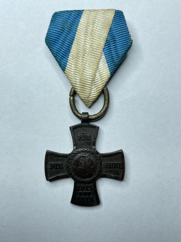 Bavarian Max. Joseph I memorial medal 1813-1814