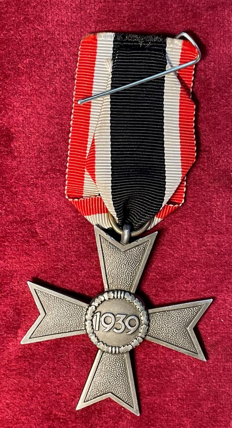 3rd Reich Kriegsverdienstkreuz ohne Schwertern 2. Klasse, 1939