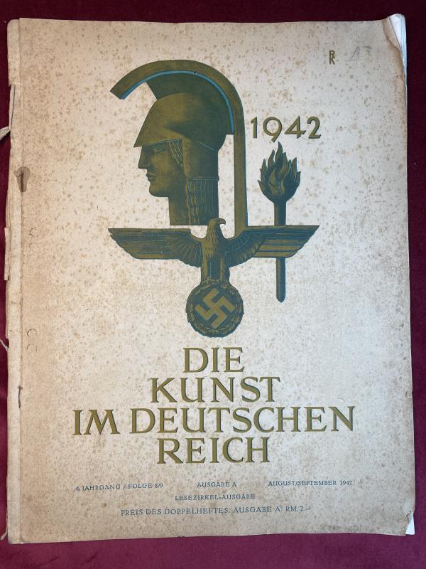 The art of the German Reich, 6th year, edition 8/9 August/September