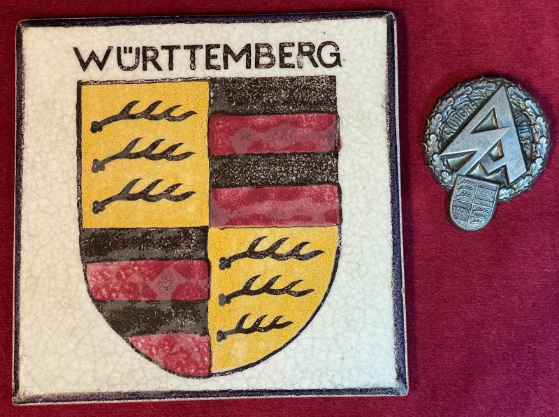 3rd Reich Veranstaltungsabzeichen SA Treffen Stuttgart 1934