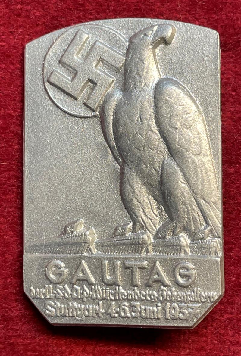 3rd Reich Gautag der NSDAP Württemberg-Hohenzollern Stuttgart 4.-6. Juni 1937