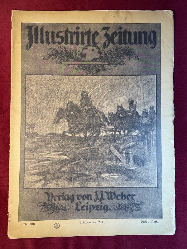 WWI Kaiser Reich Illustrirte Zeitung Kriegsnummer 209