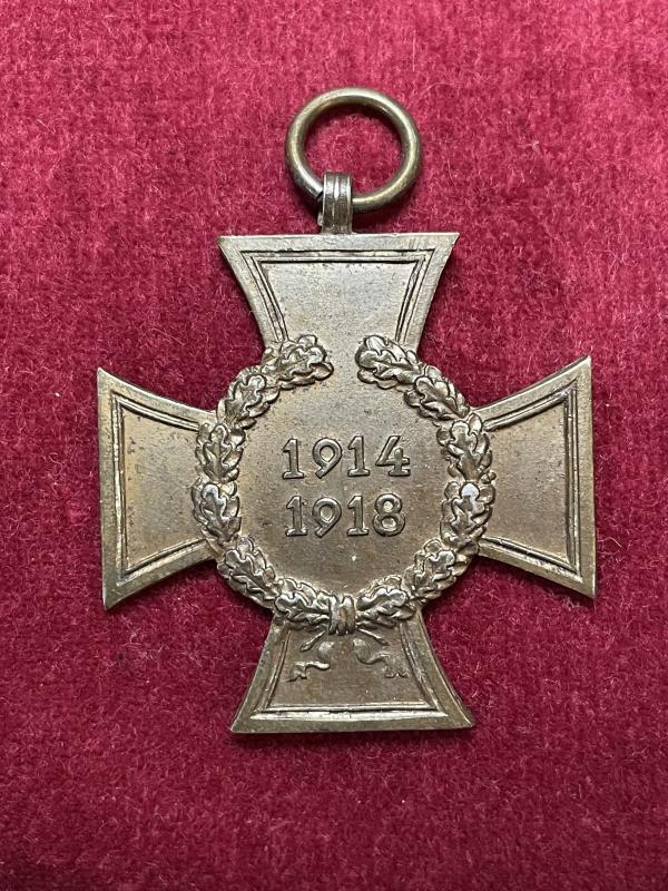 WWI Ehrenkreuz für Kriegsteilnehmer ohne Schwerter 1914/18