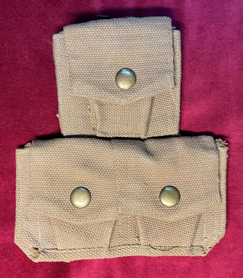 British WWII P1937 triple ammo pouch