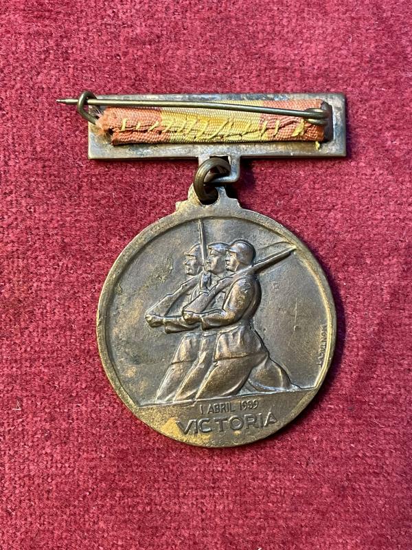 Spanish civil war 1936-39 victory medal