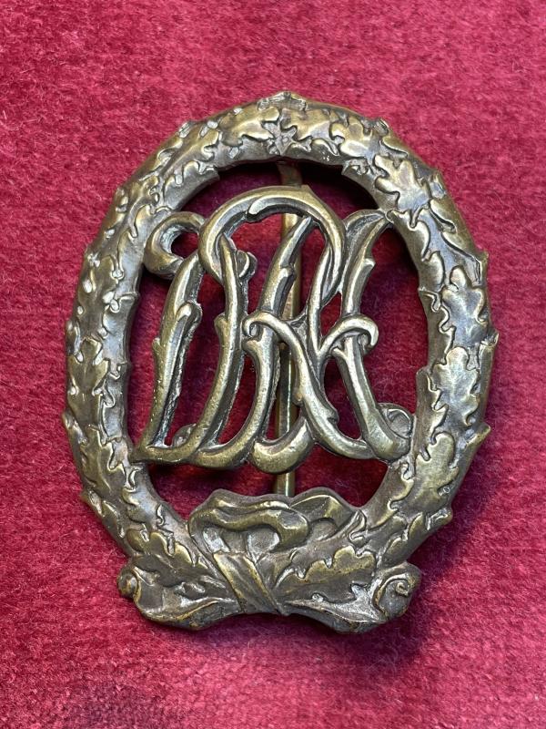 DRA Sportabzeichen Bronze (1913-1934) L. Chr. Lauer