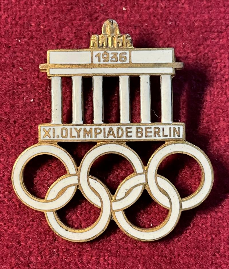 3rd Reich Official Olympic visitor badge