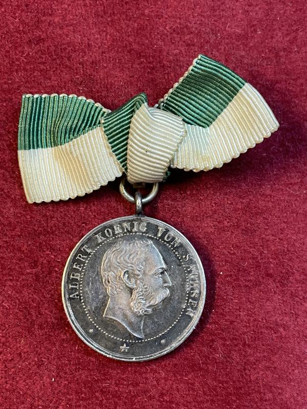 Kaiserreich Treue für König und Vaterland medaille König Albert