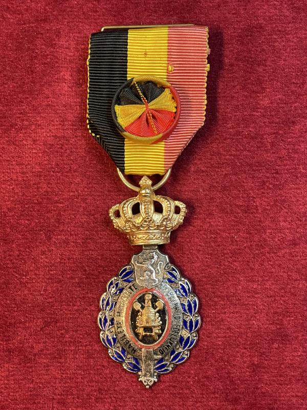 Belgium Habilete Moralite Labor Merit Medal 1st Class Bilingual 1958