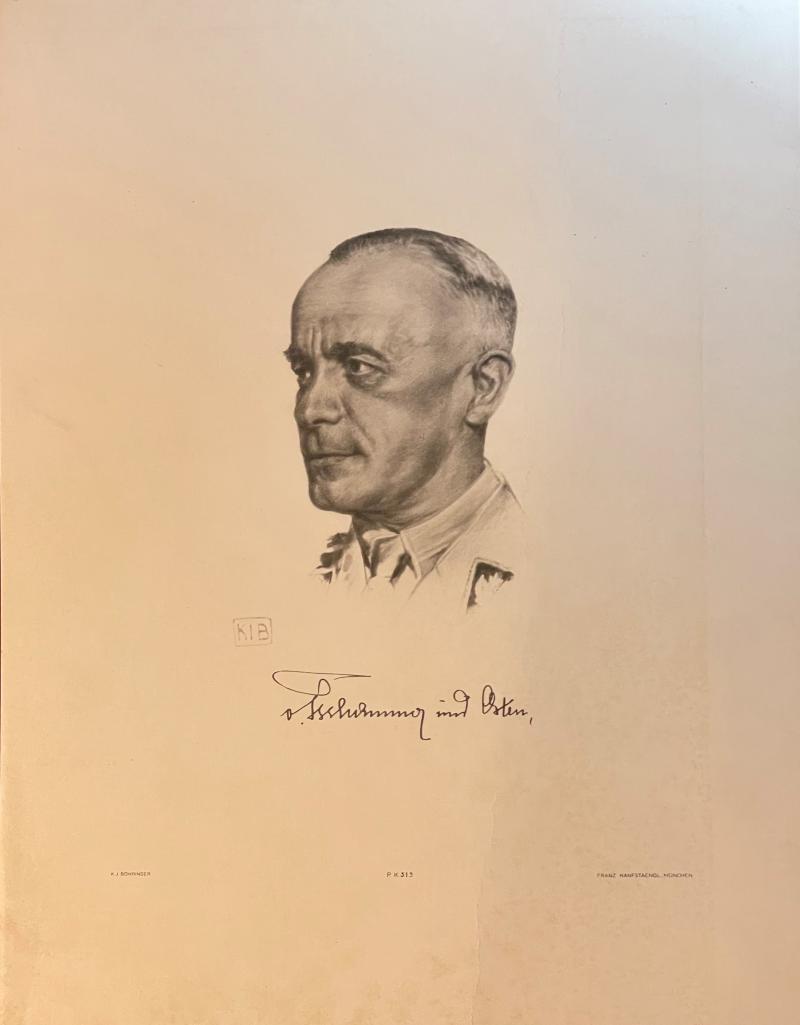 3rd Reich Portrait Hans von Tschammer und Osten