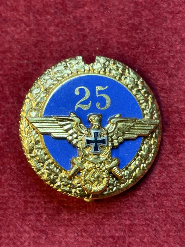 3rd Reich NSDMB Goldene Ehrennadel für 25-jährige
