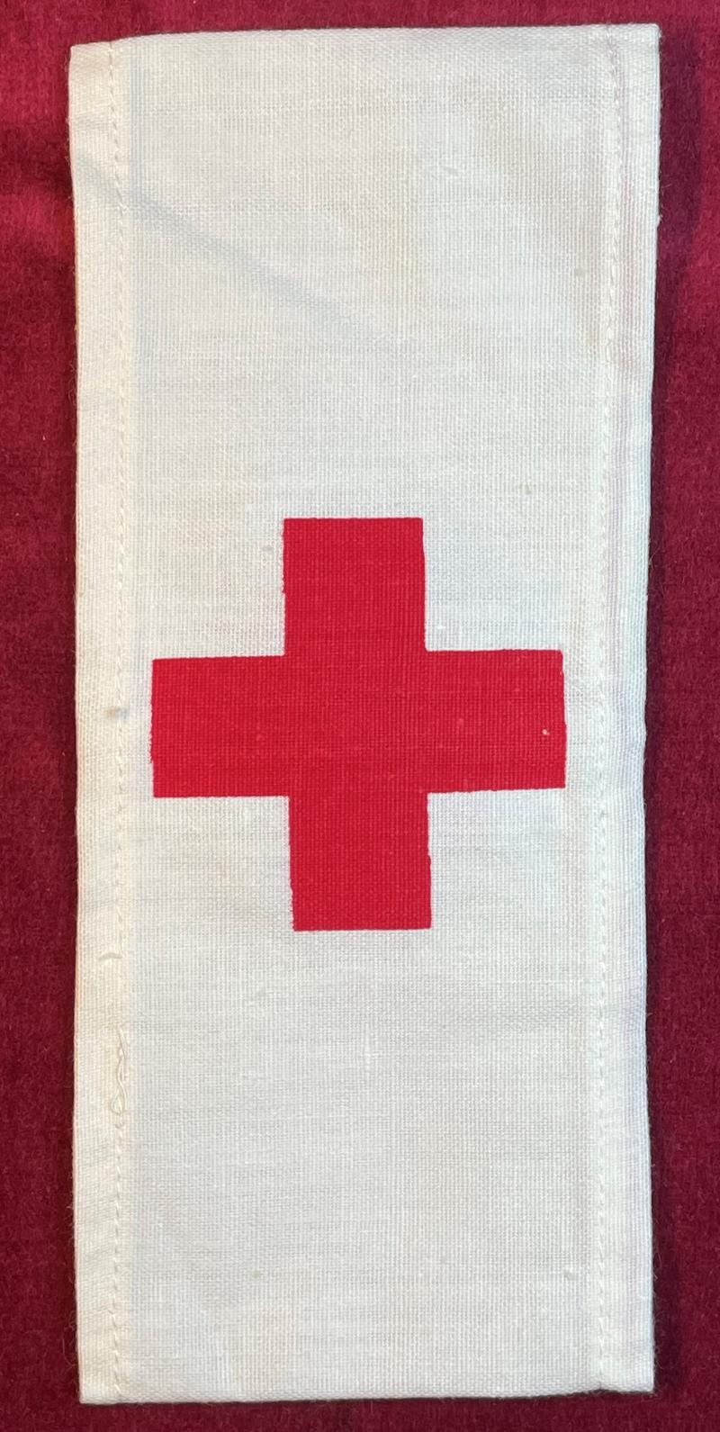3rd Reich (DRK) Rotes Kreuzes Armbinde mit stempel
