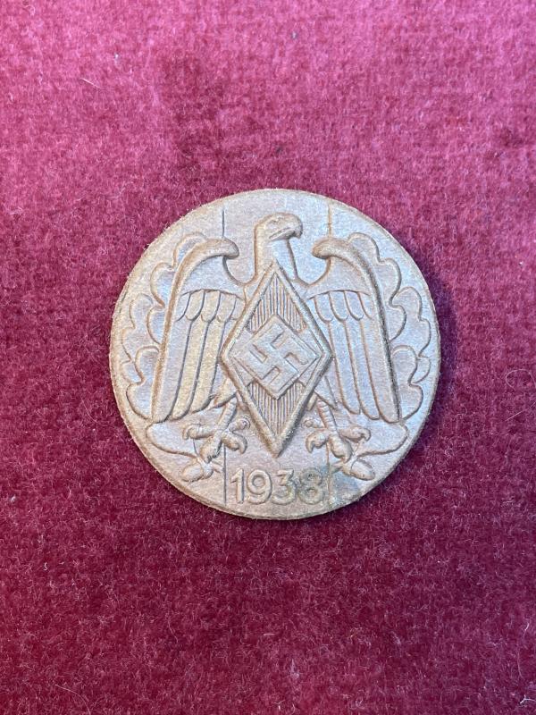 3rd Reich HJ 1938 treffen abzeichen