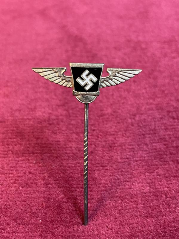 3rd Reich SA Reserve II Silver Stickpin Hermann Bauer