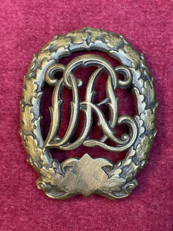3rd Reich Bronze DRL Sportabzeichen (entnazifiziert)