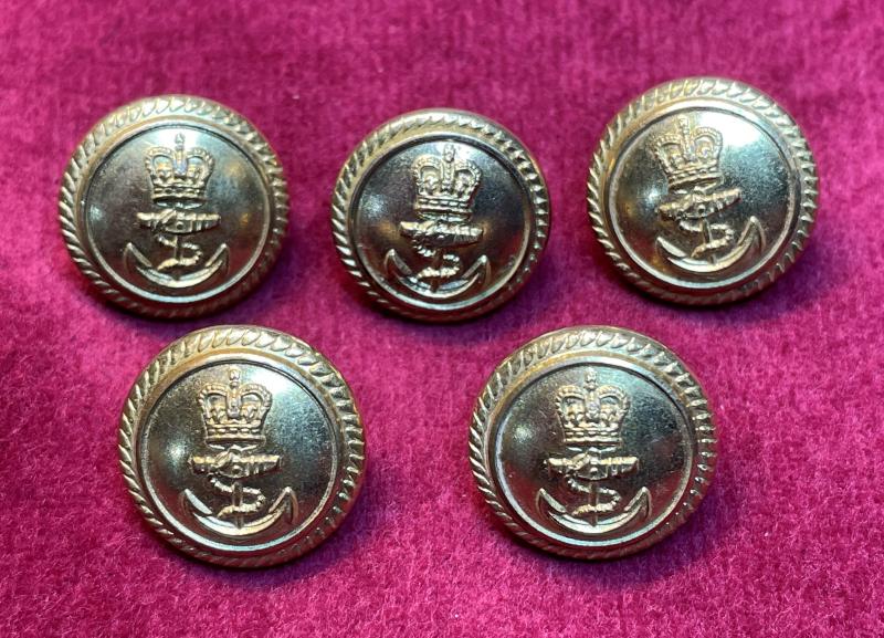 British Royal Navy gilded buttons 1953 pattern