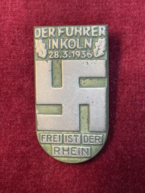 3rd Reich Der Führer in Köln abzeichen