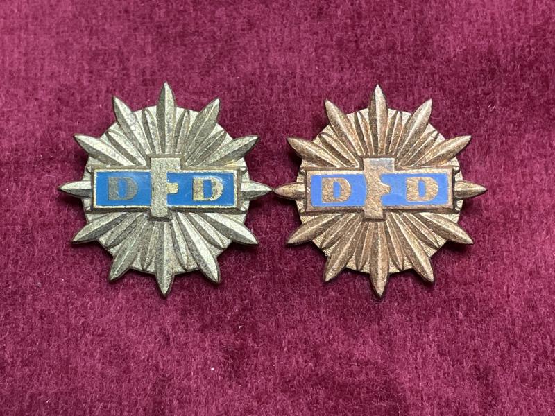 DDR DFD medaillen in Silber & Bronze