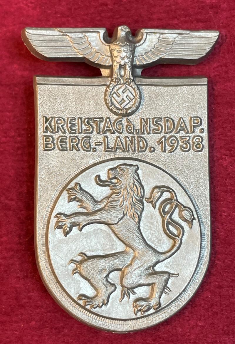 3rd Reich Kreistag der NSDAP Berg.-Land. 1938