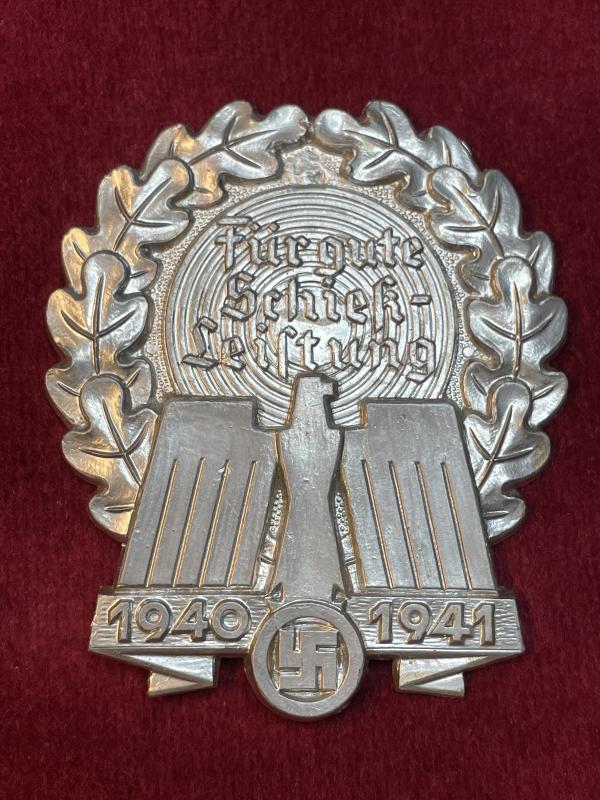 3rd Reich WHW Für gute Schiess-Leistung 1940-41