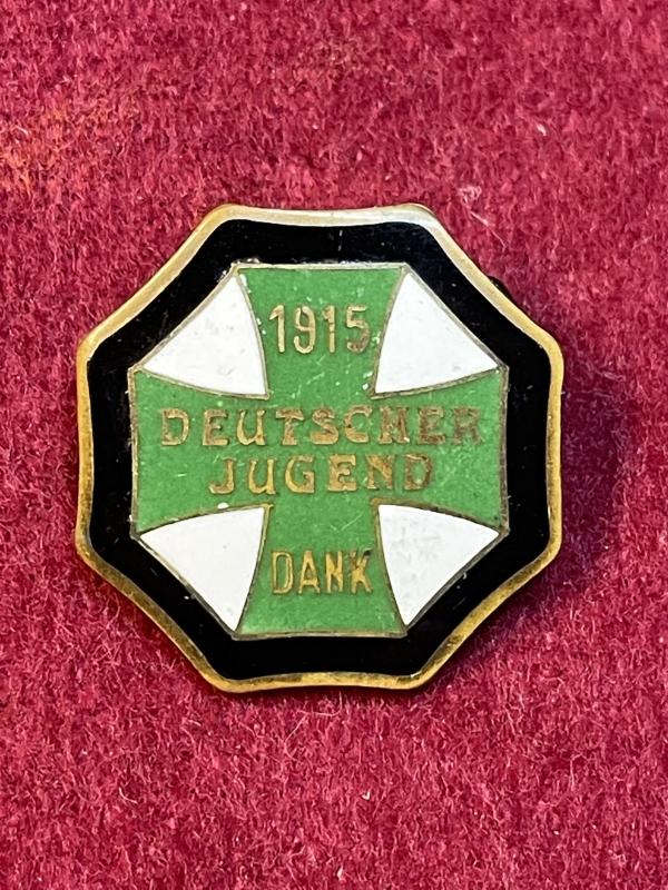 Kaiserreich Deutscher Jugenddank 1915 mitgliedabzeichen