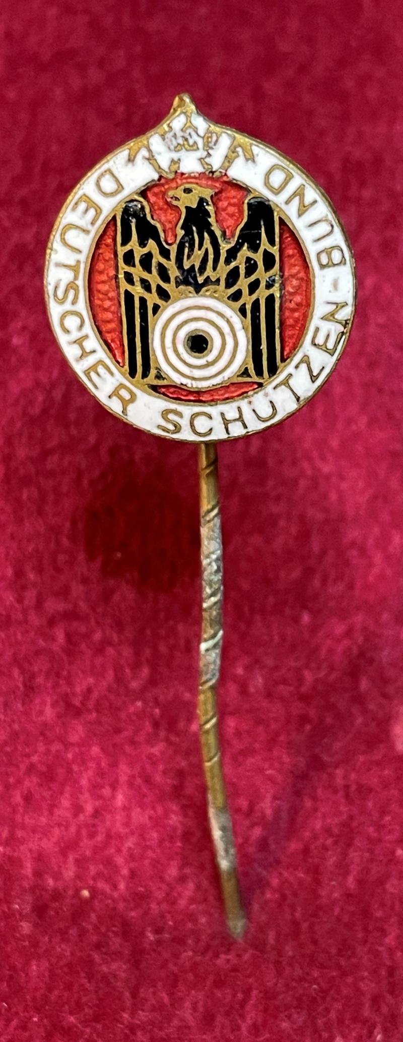 3rd Reich Deutscher Schützenbund Mitgliedsabzeichen 1.Form