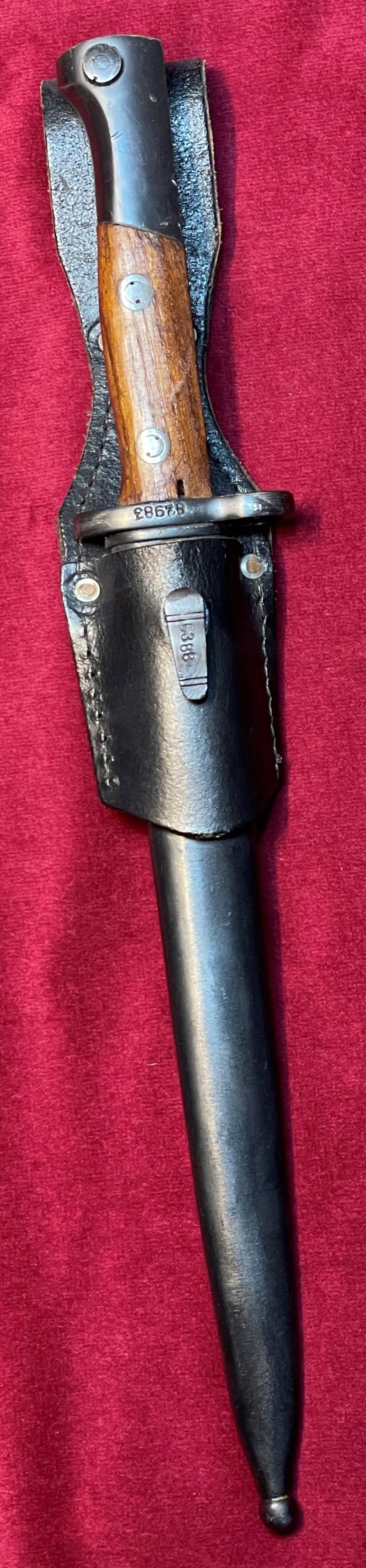 Yugoslavia M1948 Mauser Bayonet