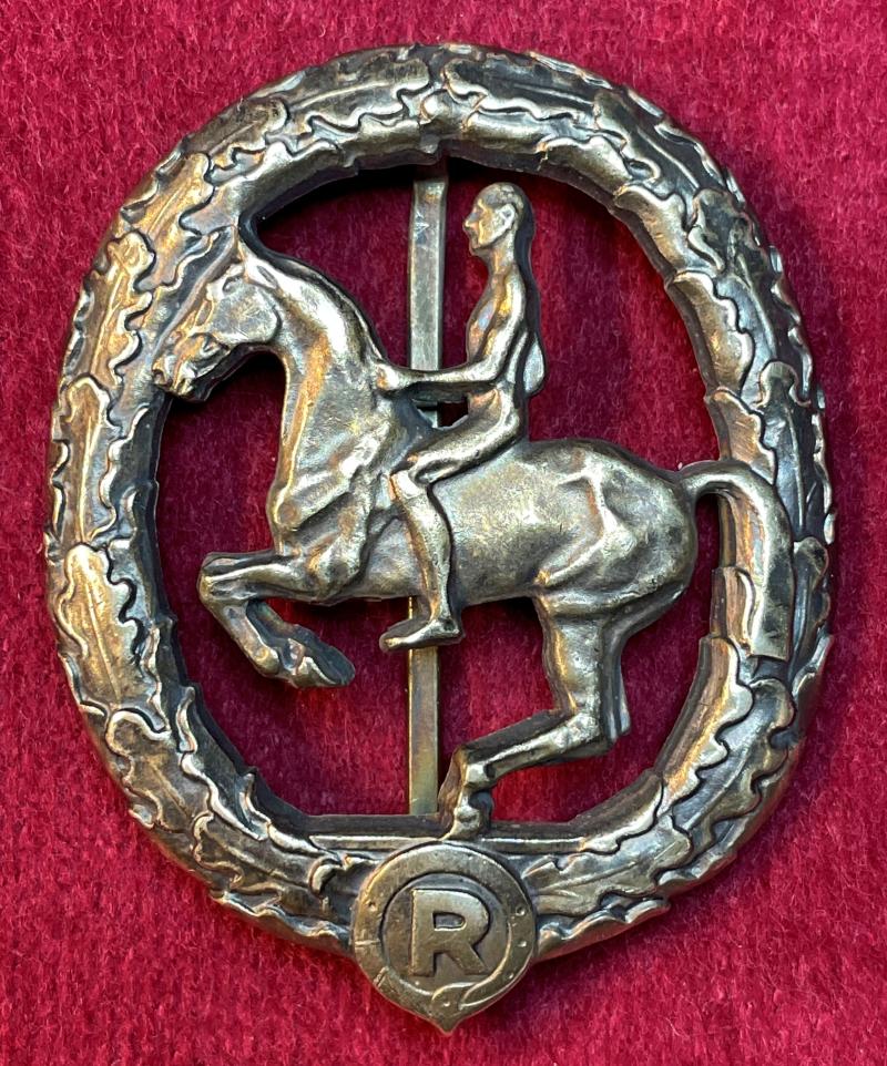 3rd Reich Reiterabzeichen 2. Klasse Silber