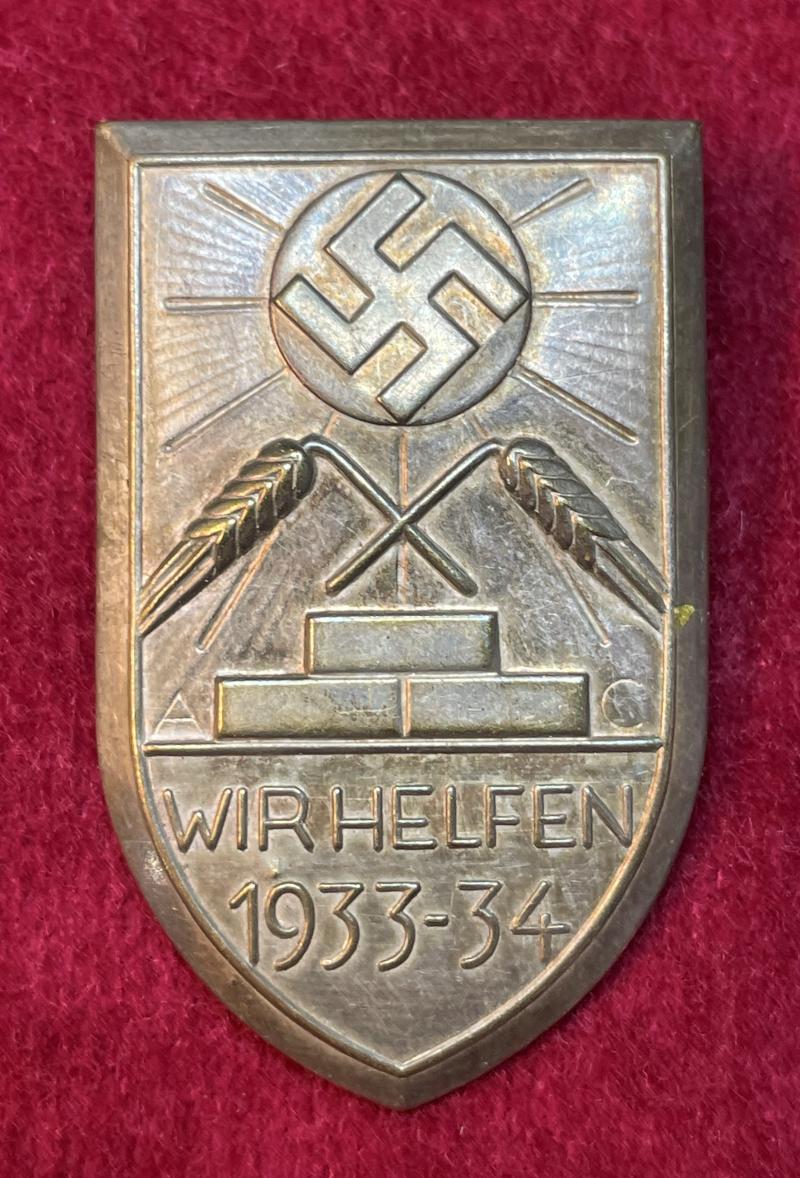3rd Reich WhW Wir Helfen 1933-34
