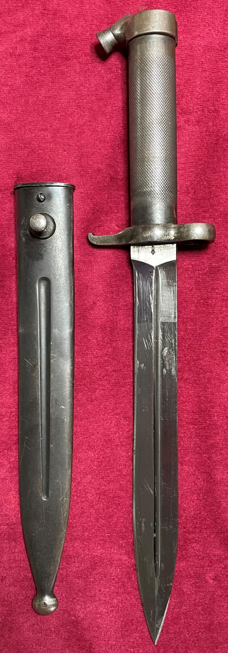 Swedish Knife Bayonet for the M1896 Rifle