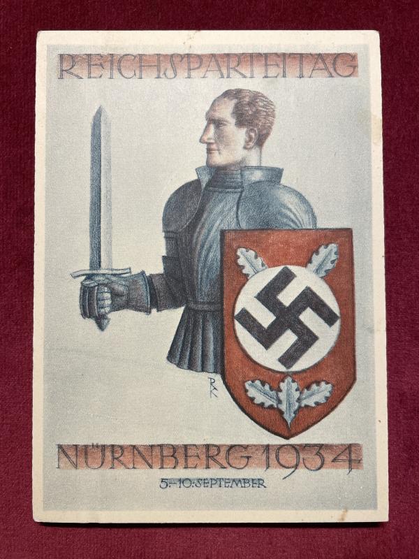 3rd Reich Ansichtkarte Reichsparteitag Nürnberg 1934
