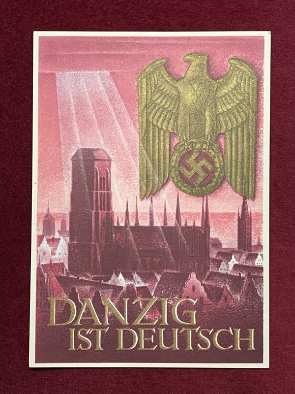 3rd Reich Ansichtkarte Danzig ist Deutsch