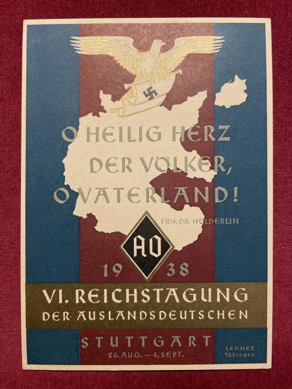 3rd Reich VI. Reichstagung der Auslandsdeutschen Stuttgart