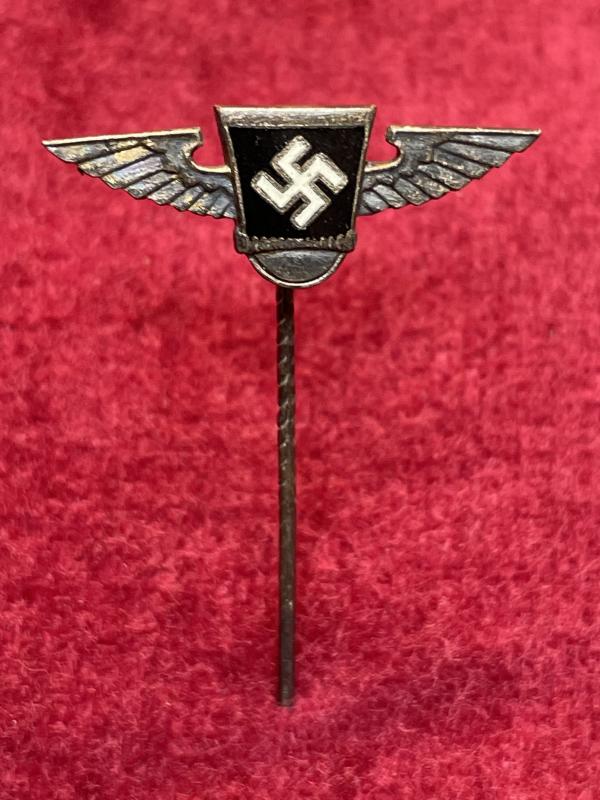 3rd Reich SA Reserve II Silver Stickpin Hermann Bauer