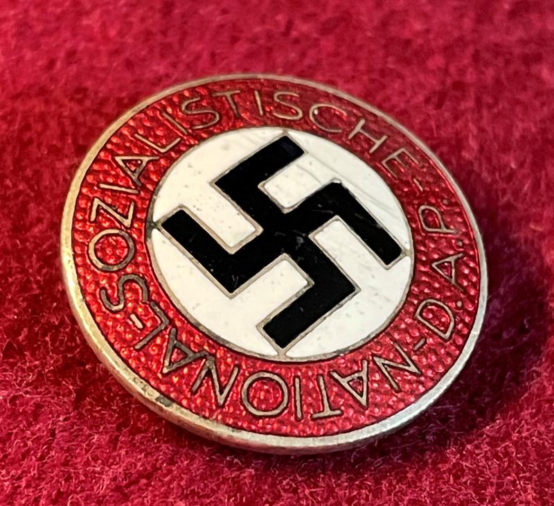 3rd Reich NSDAP Knopfloch Parteiabzeichen Karl Wurster
