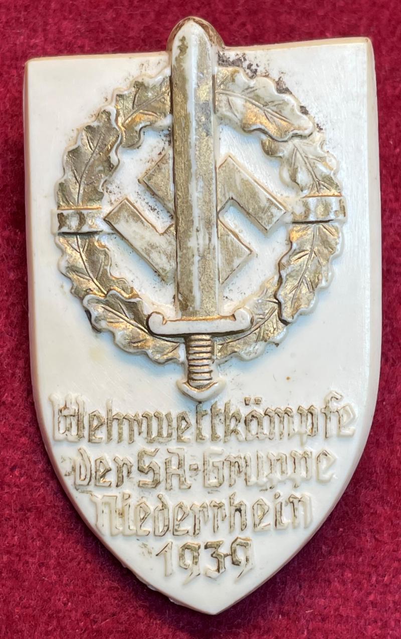 3rd Reich SA-Gruppe Niederrhein 1939