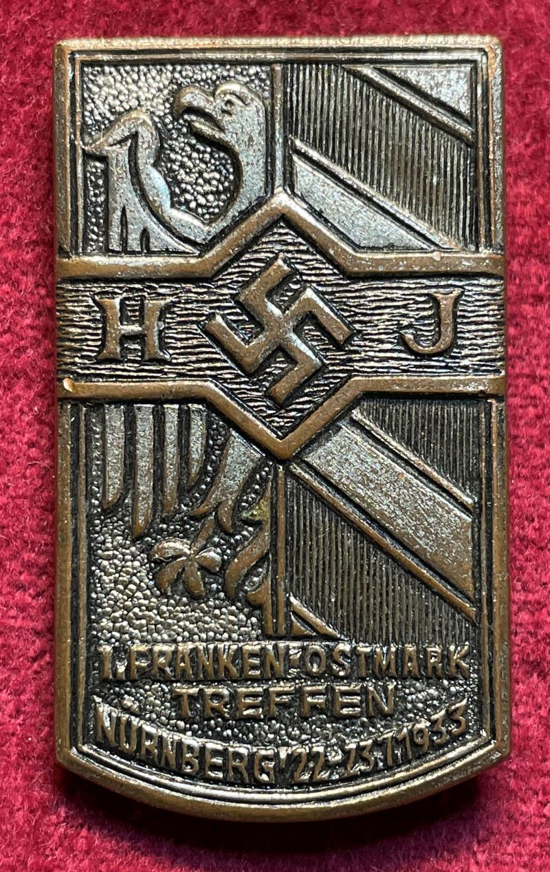 3rd Reich HJ 1. Franken-Ostmark Treffen 1933