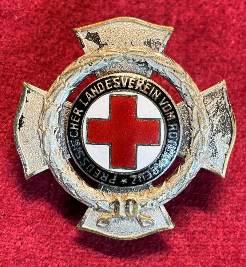 Preussen Ehrenzeichen des Landesvereins vom Roten Kreuz 10 Jahre