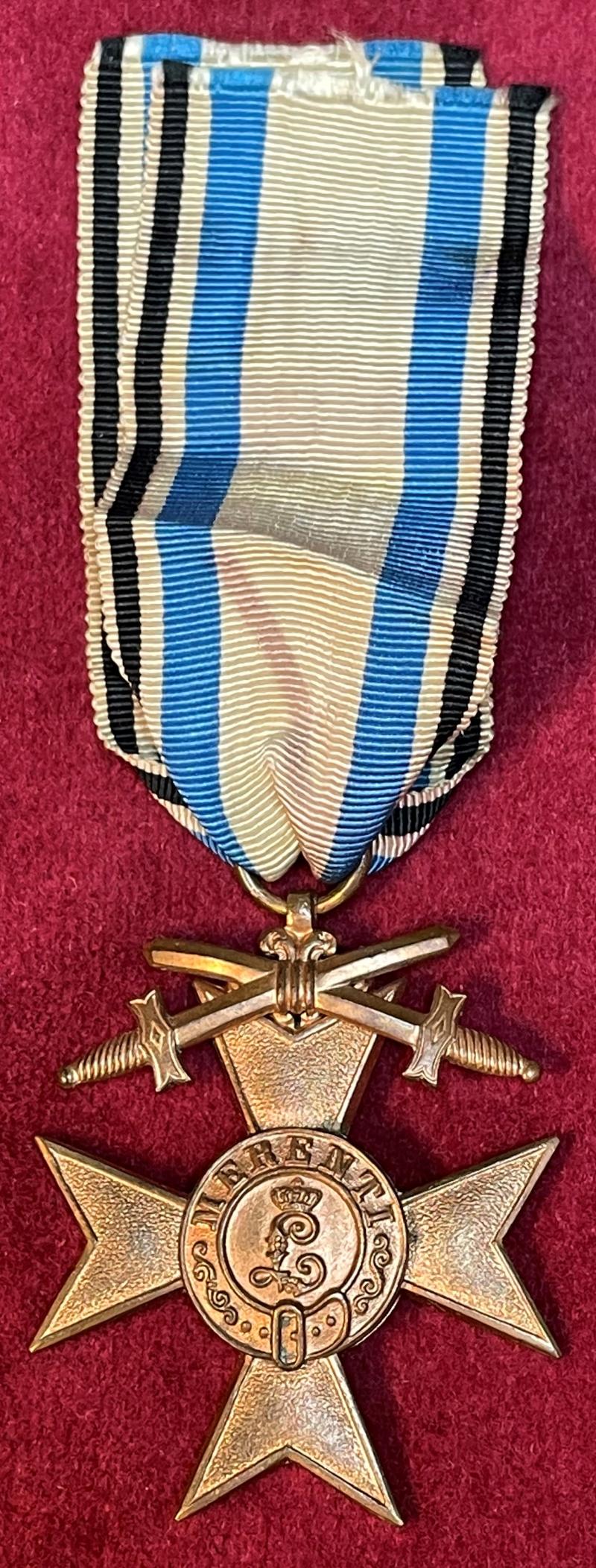 Bayerischer Militärverdienstkreuz 3.Klasse mit Schwertern