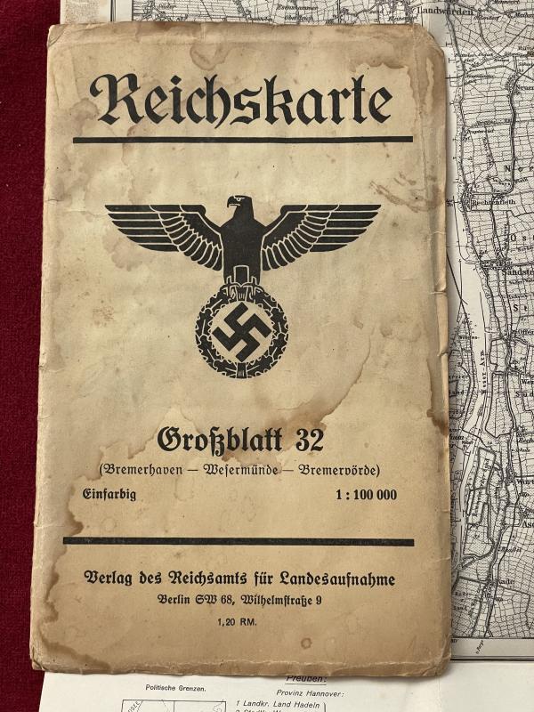 3rd Reich Reichskarte Grossblatt 32 (1940)