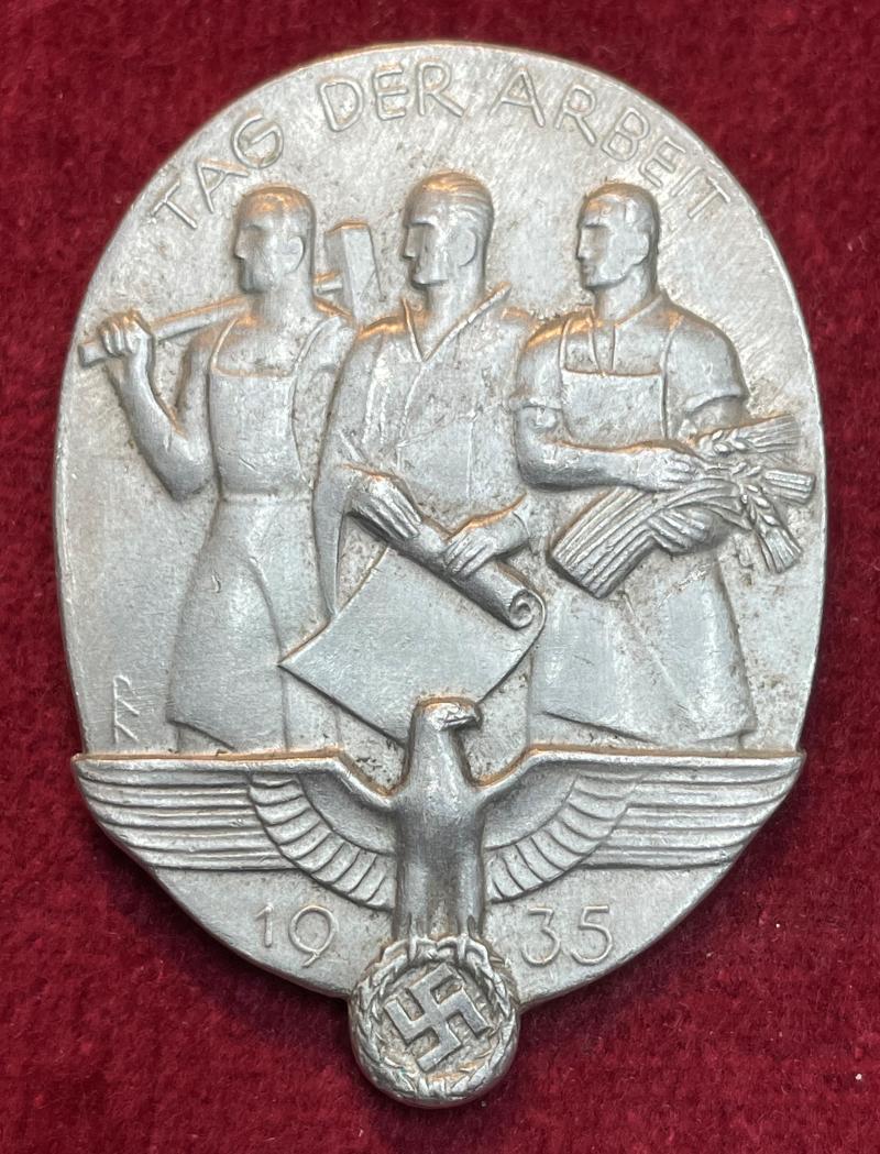 3rd Reich DAF Tag der Arbeit 1935 abzeichen