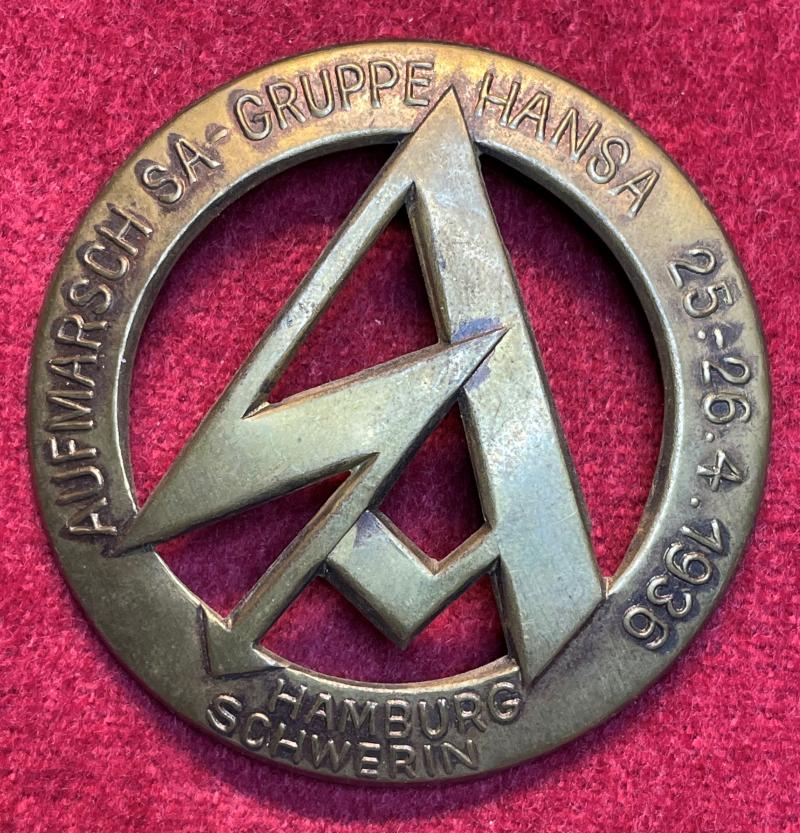 3rd Reich Aufmarsch SA Gruppe Hansa 1936