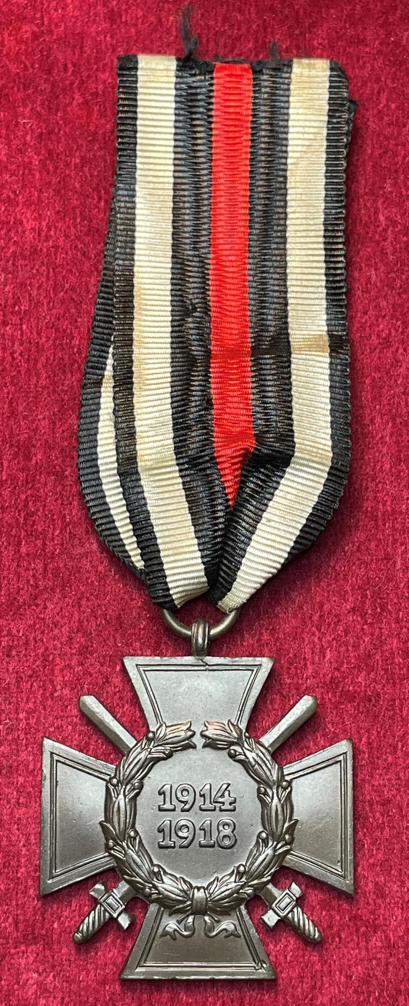 3rd Reich Frontkämpferkreuz (O&B)