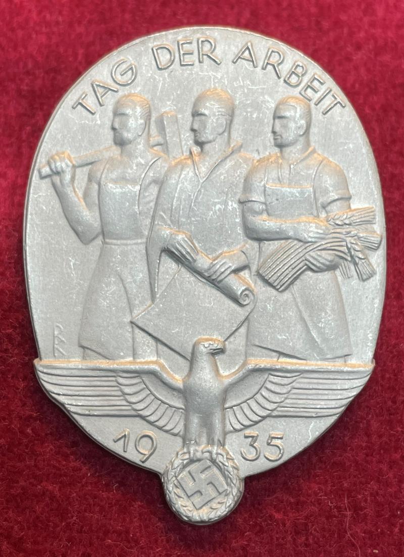 3rd Reich DAF Tag der Arbeit 1935 abzeichen