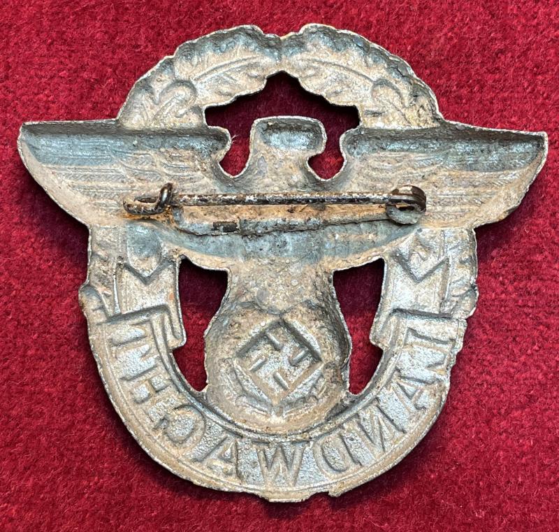 3rd Reich Mutzenabzeichen Landwacht