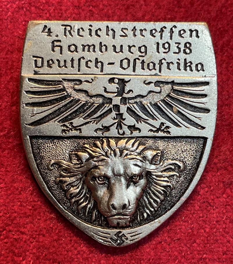 3rd Reich 4. Reichstreffen Hamburg 1938 Deutsch-Ostafrika